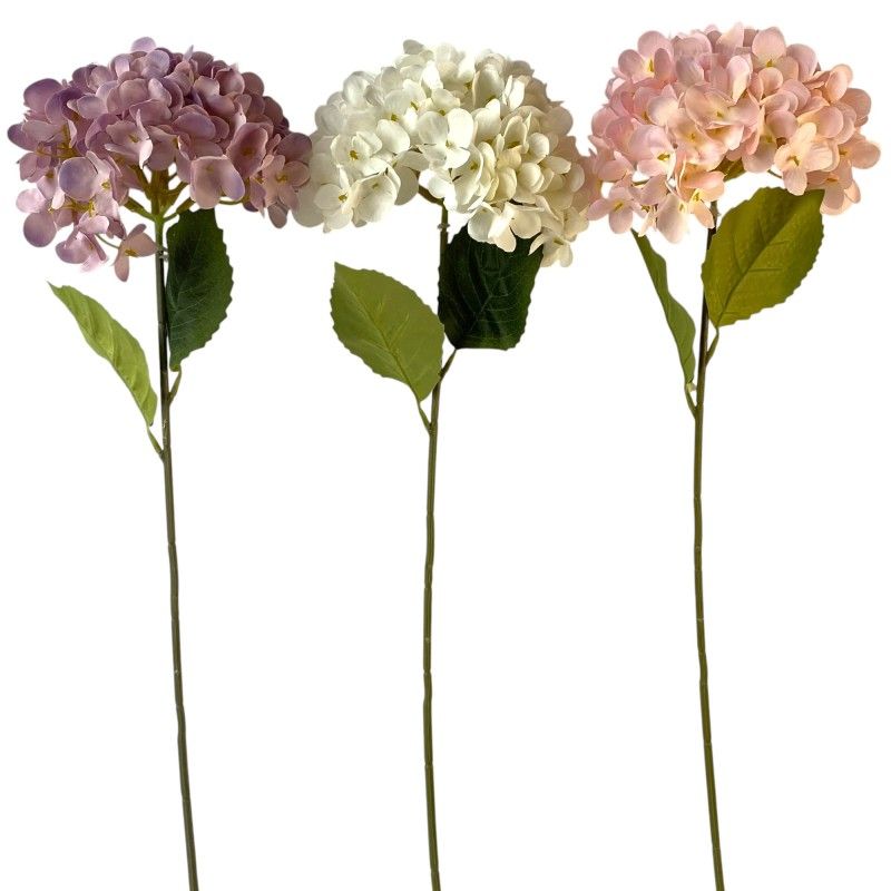 Hortenzia szálas 58cm - 5 színben Hortenzia szálas 58cm - 5 színben