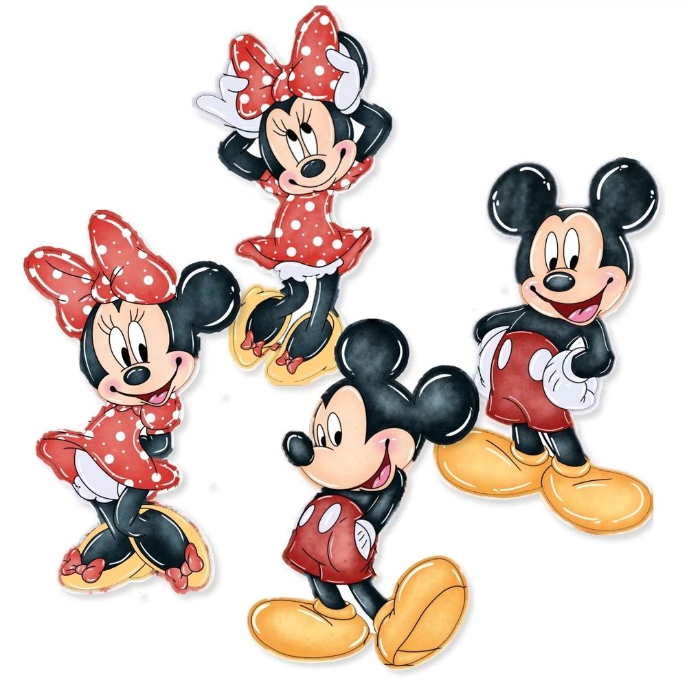 Mickey és Minnie 4 féle 4db/csomag Mickey és Minnie 4 féle 4db/csomag