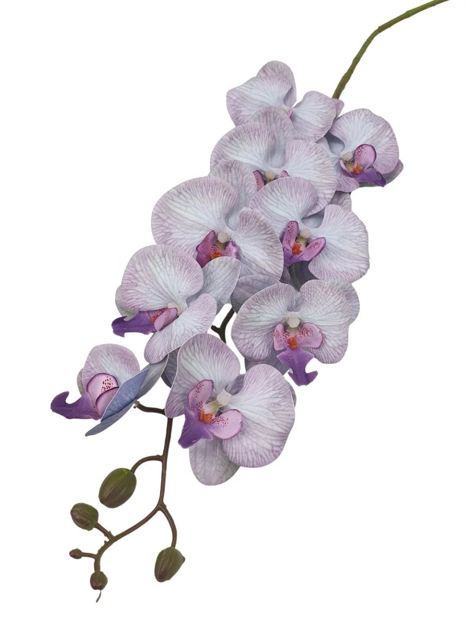 9 fejes nagy phalenopsis ág 110 cm - Több színben 9 fejes nagy phalenopsis ág 110 cm - Több színben