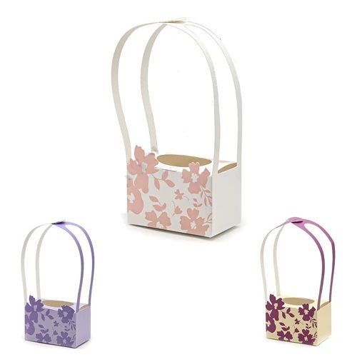 Virágtasak virágos 13x8x31,5 cm- 3 színben Virágtasak virágos 13x8x31,5 cm- 3 színben
