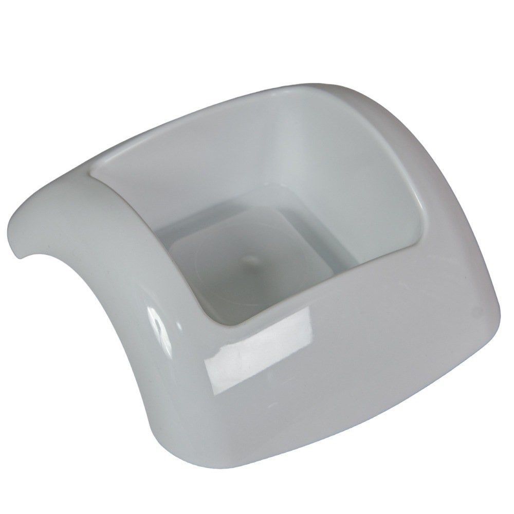Műanyag domború tál Focus 6x15,5x15 cm - Fehér Műanyag domború tál Focus 6x15,5x15 cm - Fehér