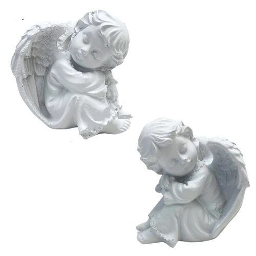 Angyal ülő 8,5x10 cm - 2 féle Angyal ülő 8,5x10 cm - 2 féle