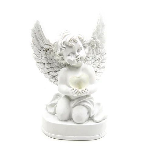 Angyal térdelő ledes fehér 20x12,5x8 cm Angyal térdelő ledes fehér 20x12,5x8 cm