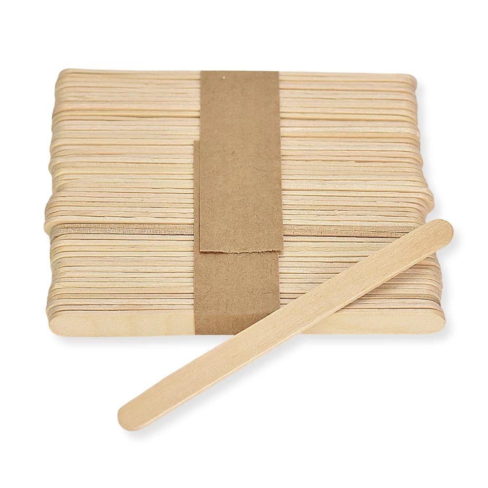 Fa spatula 11x1cm 50db/csomag - 2 színben Fa spatula 11x1cm 50db/csomag - 2 színben