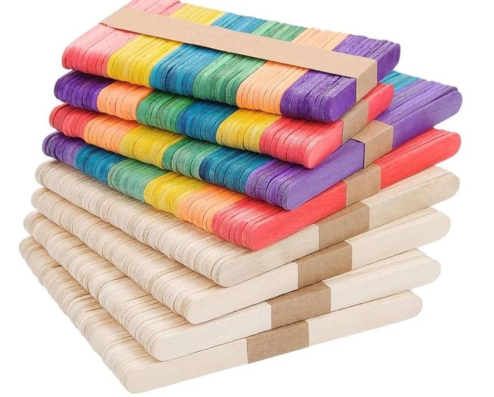 Fa spatula 11x1cm 50db/csomag - 2 színben Fa spatula 11x1cm 50db/csomag - 2 színben