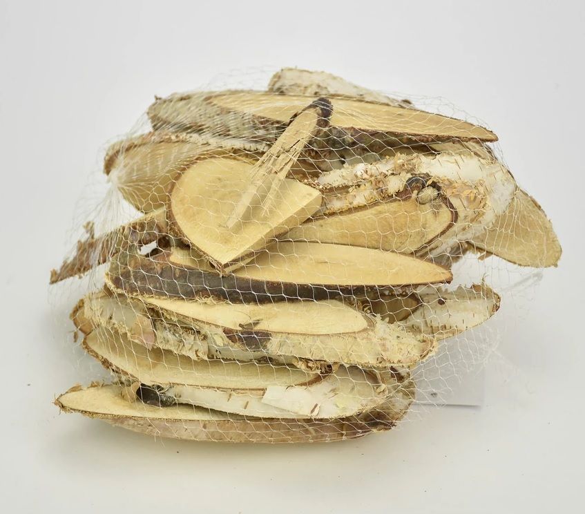 Nyírfa szeletek ovál 12-15cm 0,5kg / csomag Nyírfa szeletek ovál 12-15cm 0,5kg / csomag