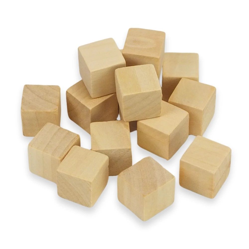 Fa kocka 2cm 15db/csomag Fa kocka 2cm 15db/csomag
