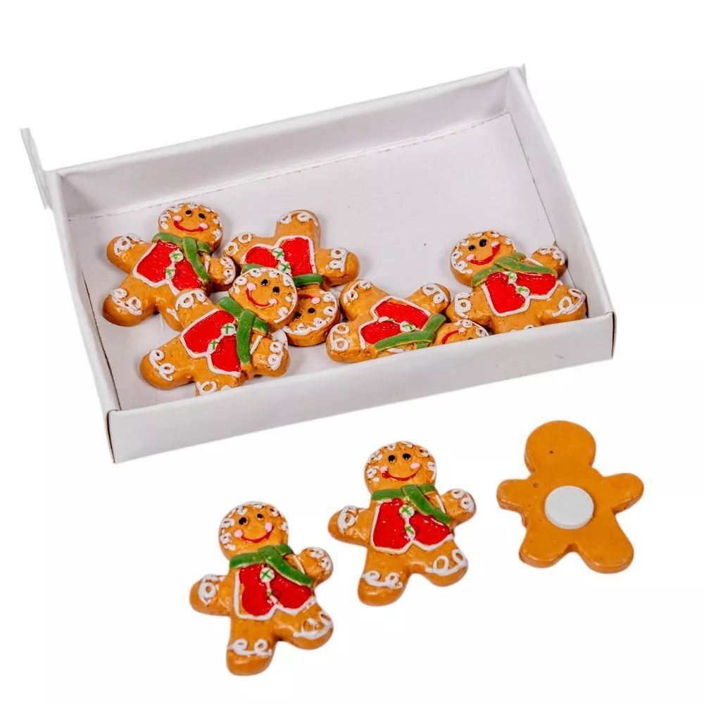 Mézeskalács figura öntapadós 3cm 8db-os Mézeskalács figura öntapadós 3cm 8db-os