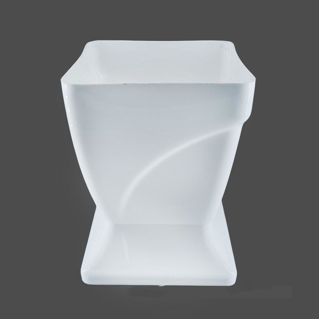 Kegyeleti műanyag ültetőtál 14 × 14 × 19,5 cm – 3 színben
