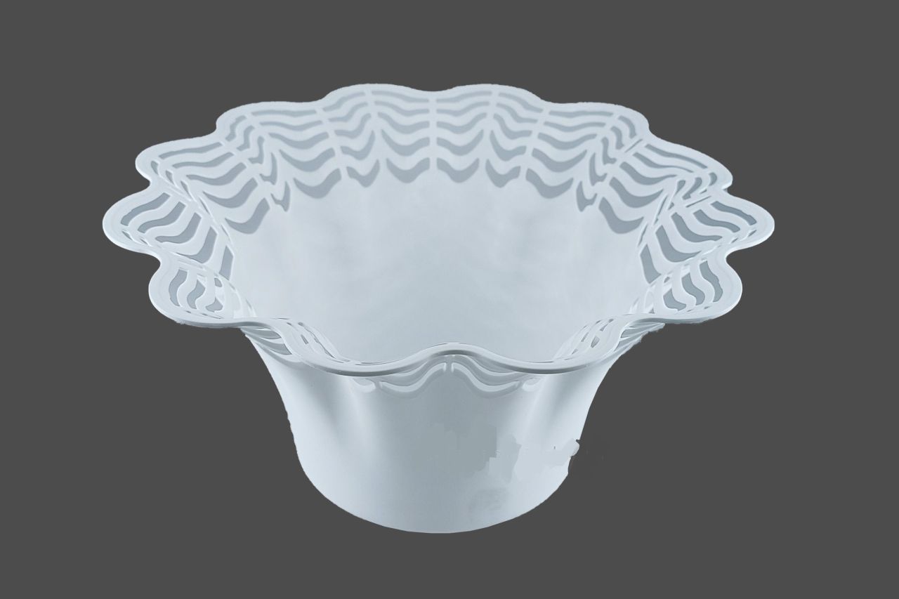 Virágtartó műanyag kosár 27x13cm - 3 színben Virágtartó műanyag kosár 27x13cm - 3 színben