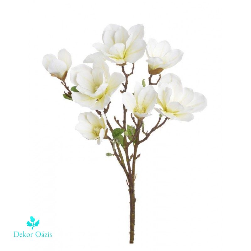 Magnólia csokor x7 56cm - Krém Magnólia csokor x7 56cm - Krém