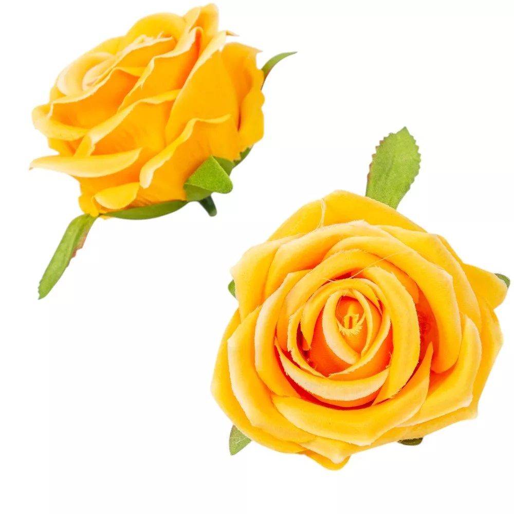 Rózsa nyílt bársony hatású D8cm 24db/csomag - 6 színben Rózsa nyílt bársony hatású D8cm 24db/csomag - 6 színben