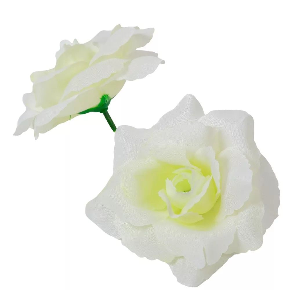 Rózsa virágfej nyílt D10cm 60db/csomag - 6 színben