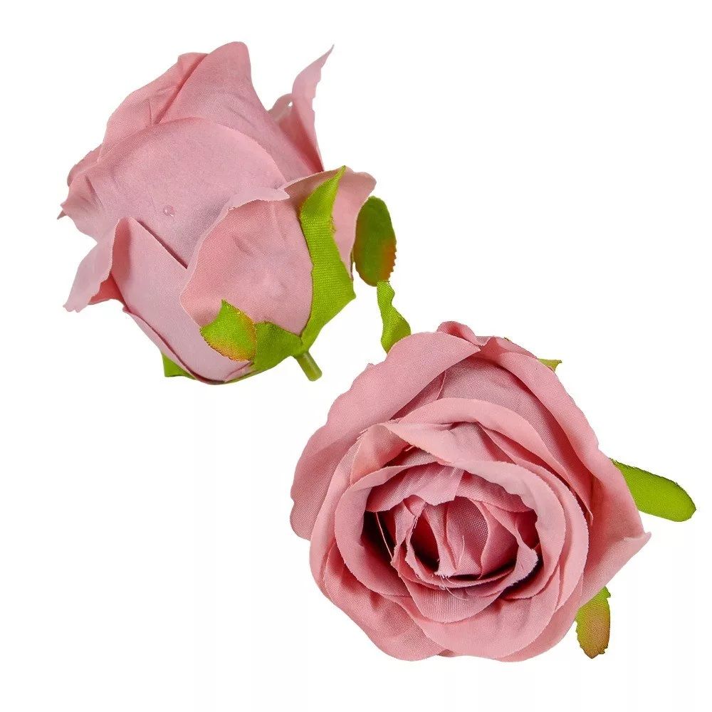 Rózsa virágfej D7cm 24 db / csomag - 6 színben Rózsa virágfej D7cm 24 db / csomag - 6 színben