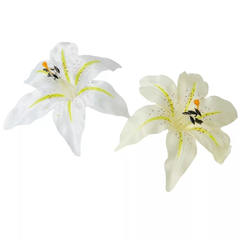 Liliom virágfej D13cm 24db/csomag - 2 színben Liliom virágfej D13cm 24db/csomag - 2 színben