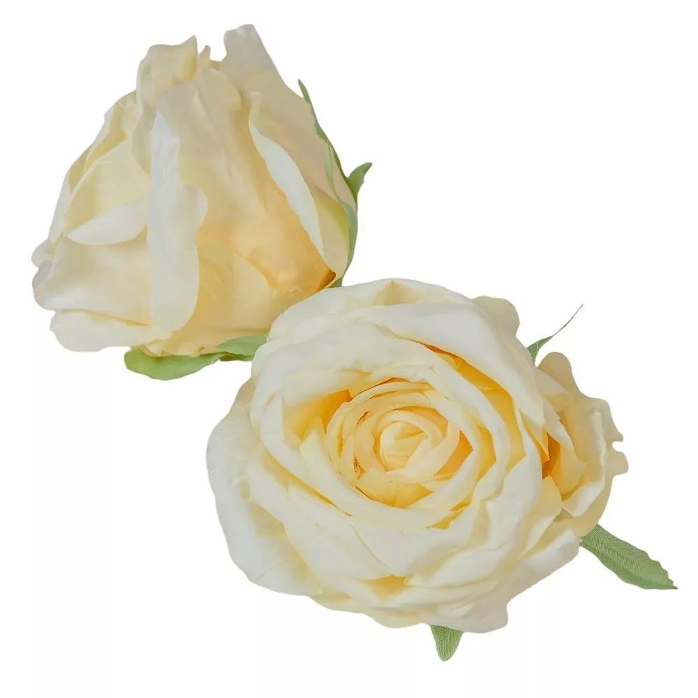 Rózsa virágfej D9cm 12db/csomag - 5 színben Rózsa virágfej D9cm 12db/csomag - 5 színben