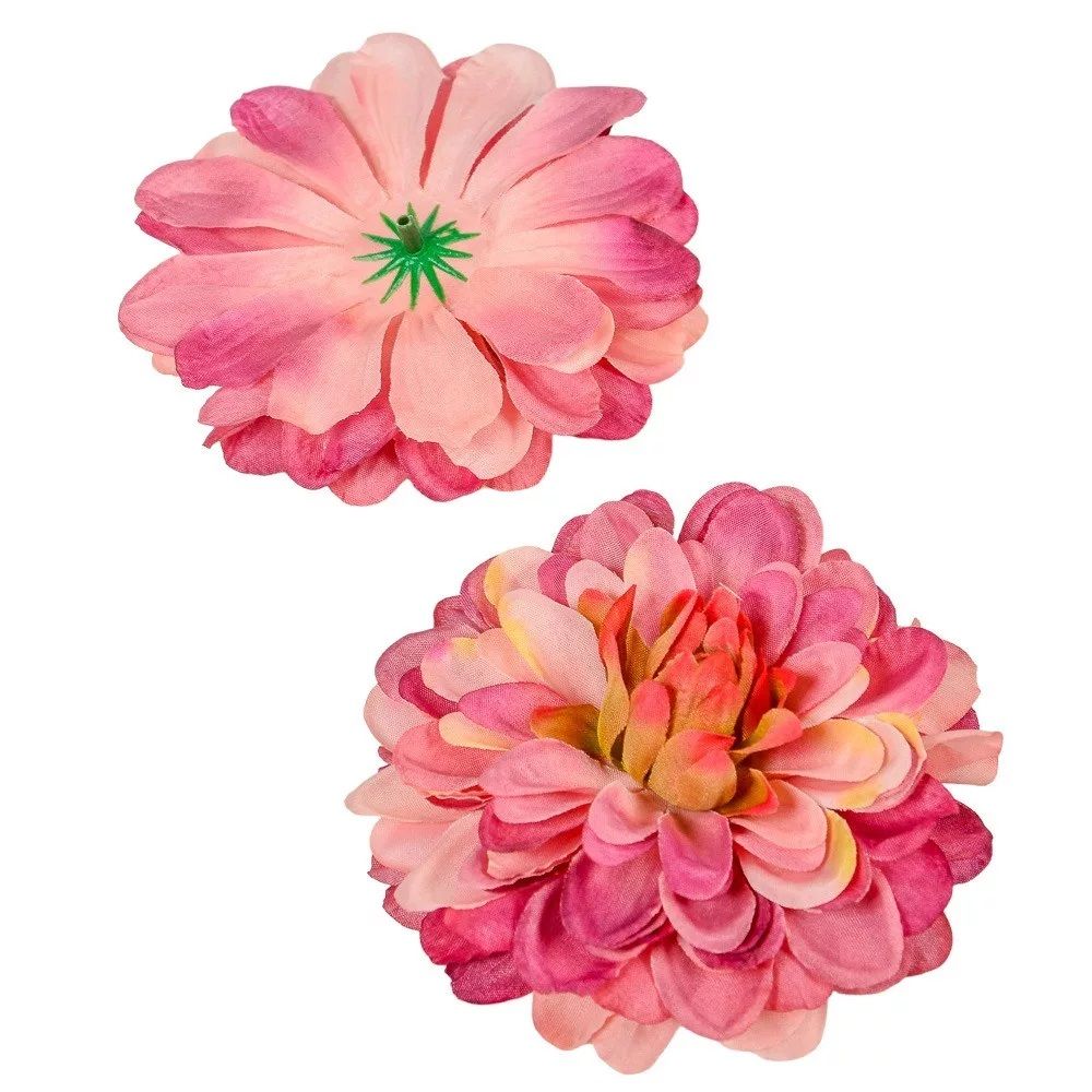 Dália virágfej D10cm 12db / csomag - Több színben Dália virágfej D10cm 12db / csomag - Több színben