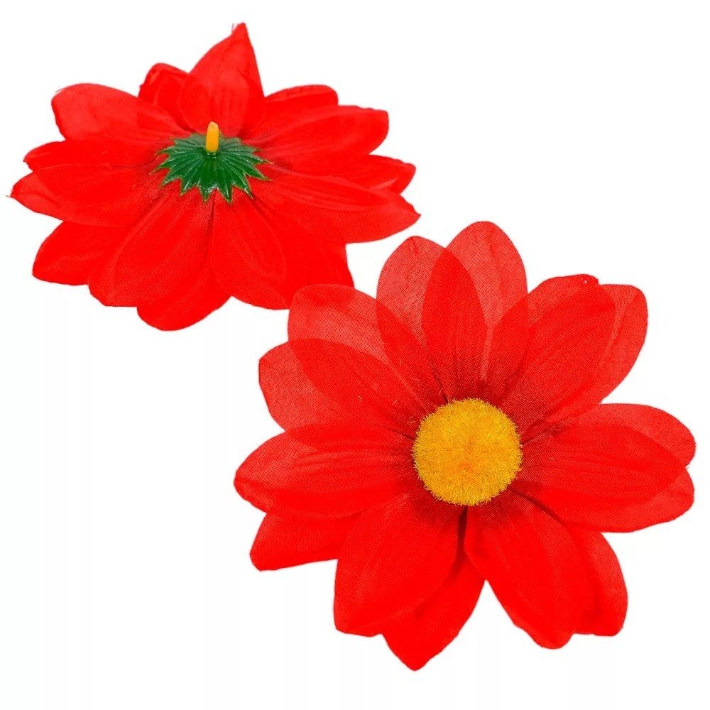 Dália virágfej D12cm 60db / csomag - Több színben Dália virágfej D12cm 60db / csomag - Több színben