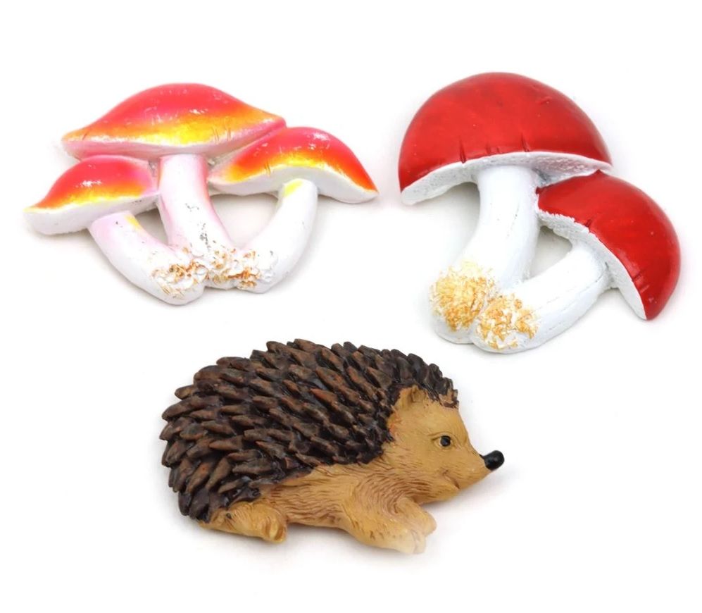 Mágneses őszi figurák- süni+gomba 3 db / csomag Mágneses őszi figurák- süni+gomba 3 db / csomag