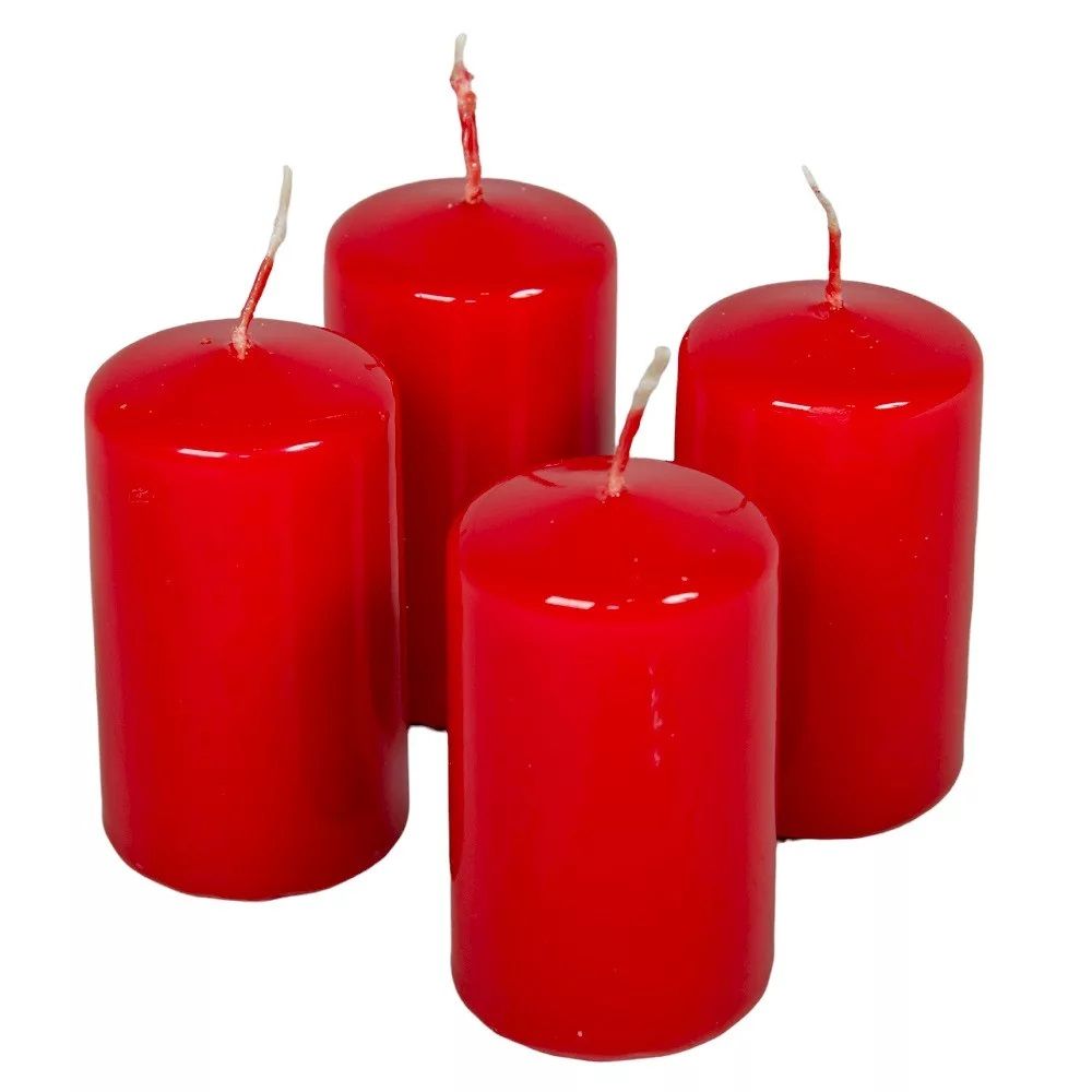 Lakkozott adventi gyertya - Több szín és méret Lakkozott adventi gyertya - Több szín és méret
