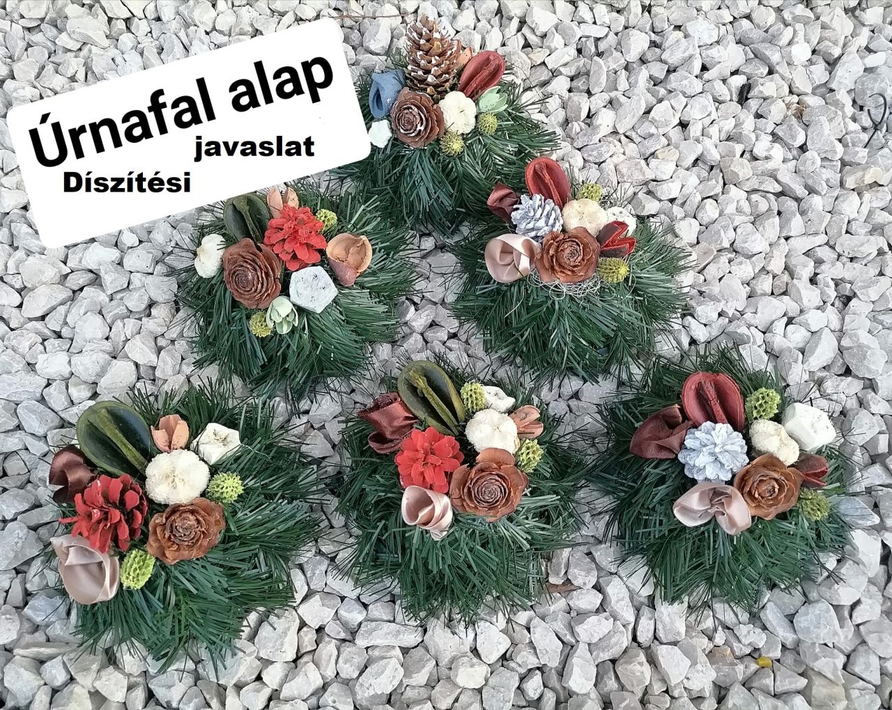 Urnafal műfenyő alap