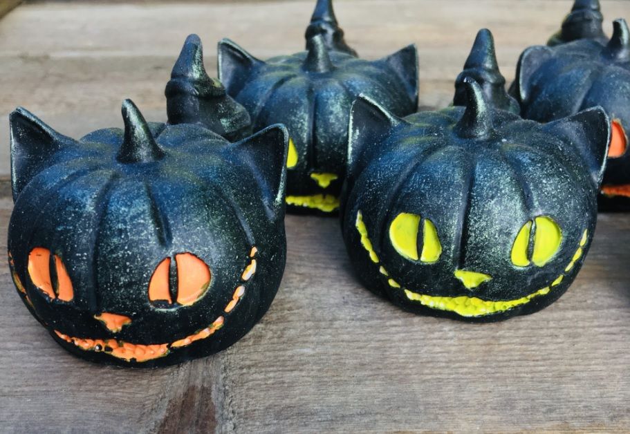 Gipsz Halloween tökfej - 3 féle