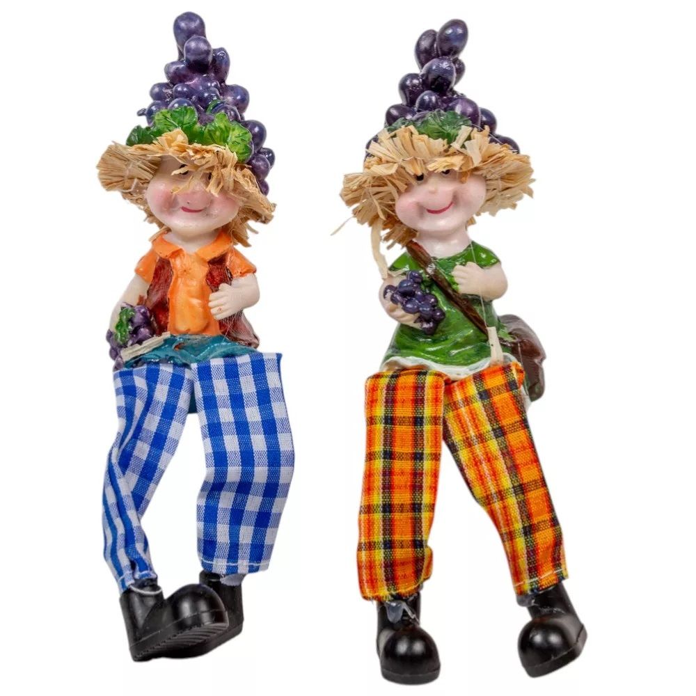 Lógólábú szőlő sapis gyerek poly M10cm - 2 féle