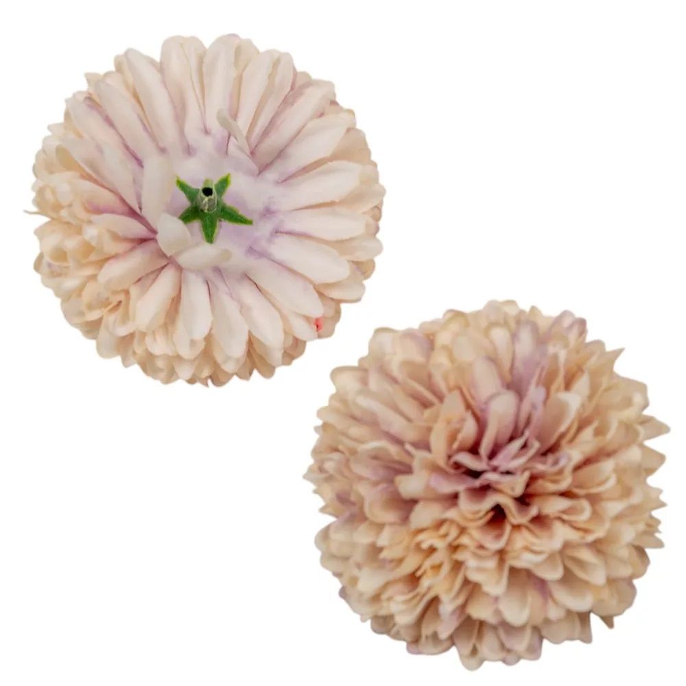 Krizantém virágfej D6,5cm- 8 színben Krizantém virágfej D6,5cm- 8 színben