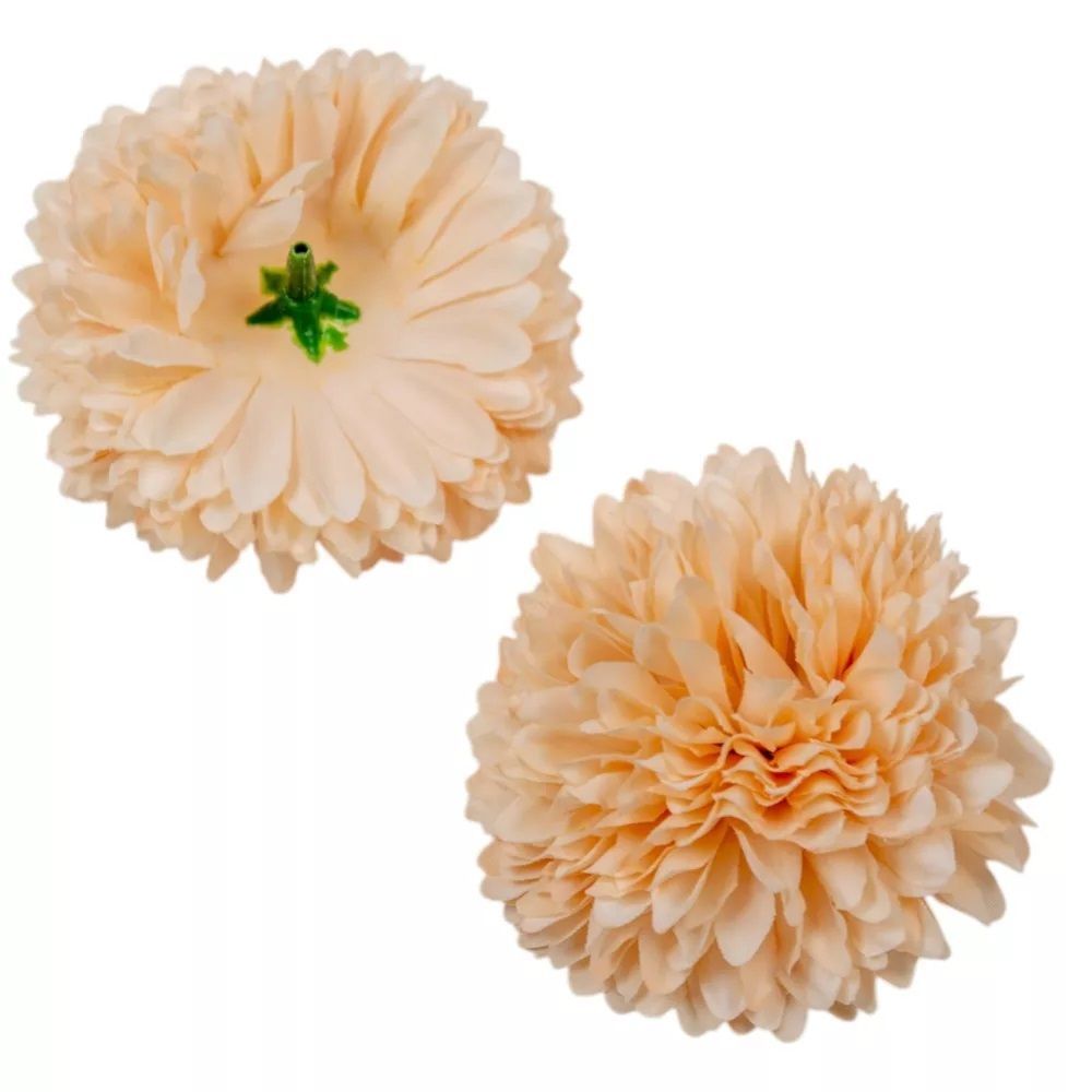 Krizantém virágfej D6,5cm- 8 színben Krizantém virágfej D6,5cm- 8 színben