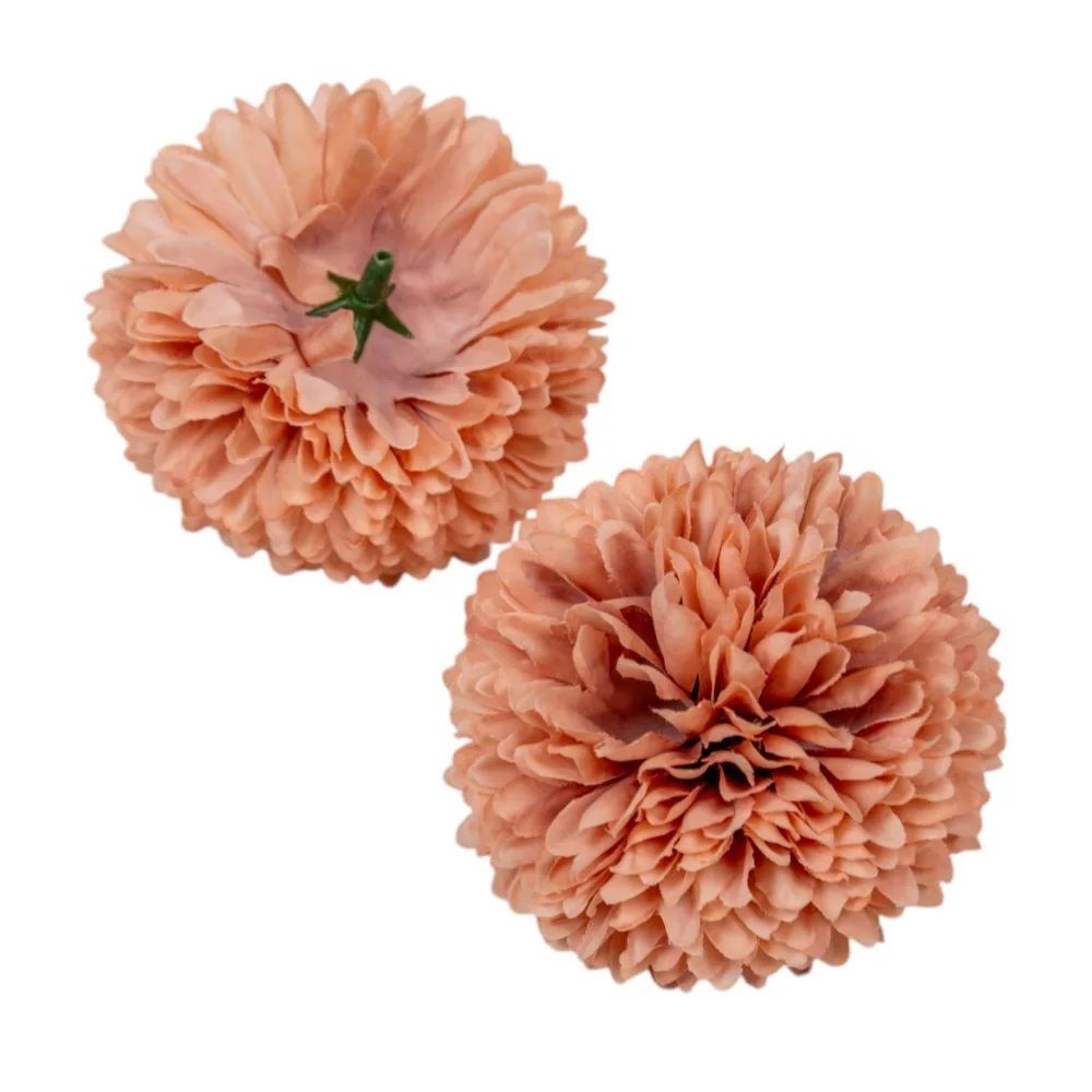 Krizantém virágfej D6,5cm- 8 színben Krizantém virágfej D6,5cm- 8 színben
