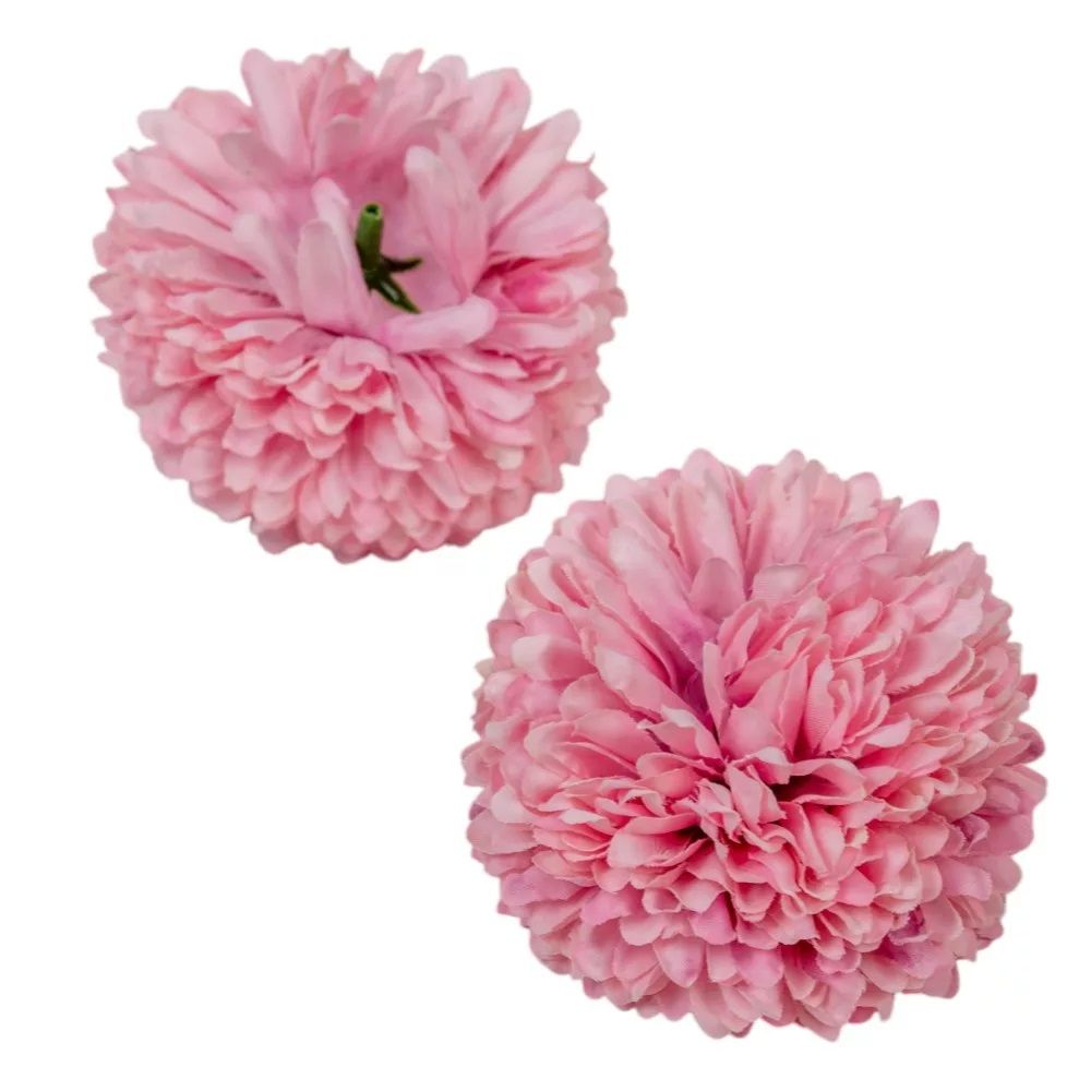 Krizantém virágfej D6,5cm- 8 színben Krizantém virágfej D6,5cm- 8 színben