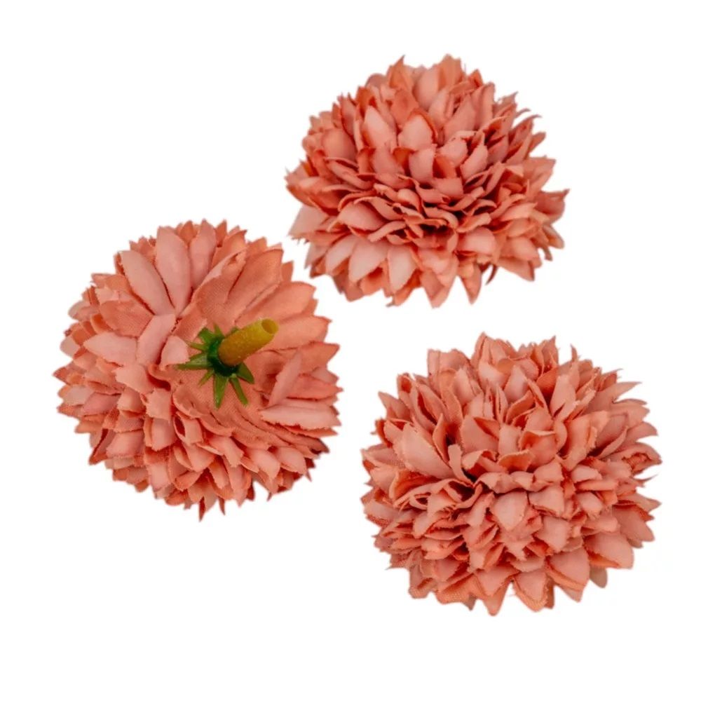 Mini krizantém virágfej D4cm - 8 színben