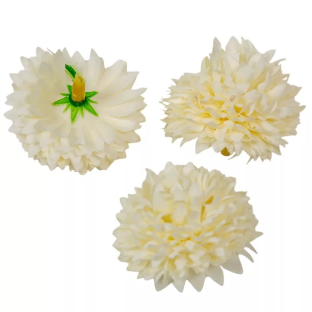 Mini krizantém virágfej D4cm - 8 színben