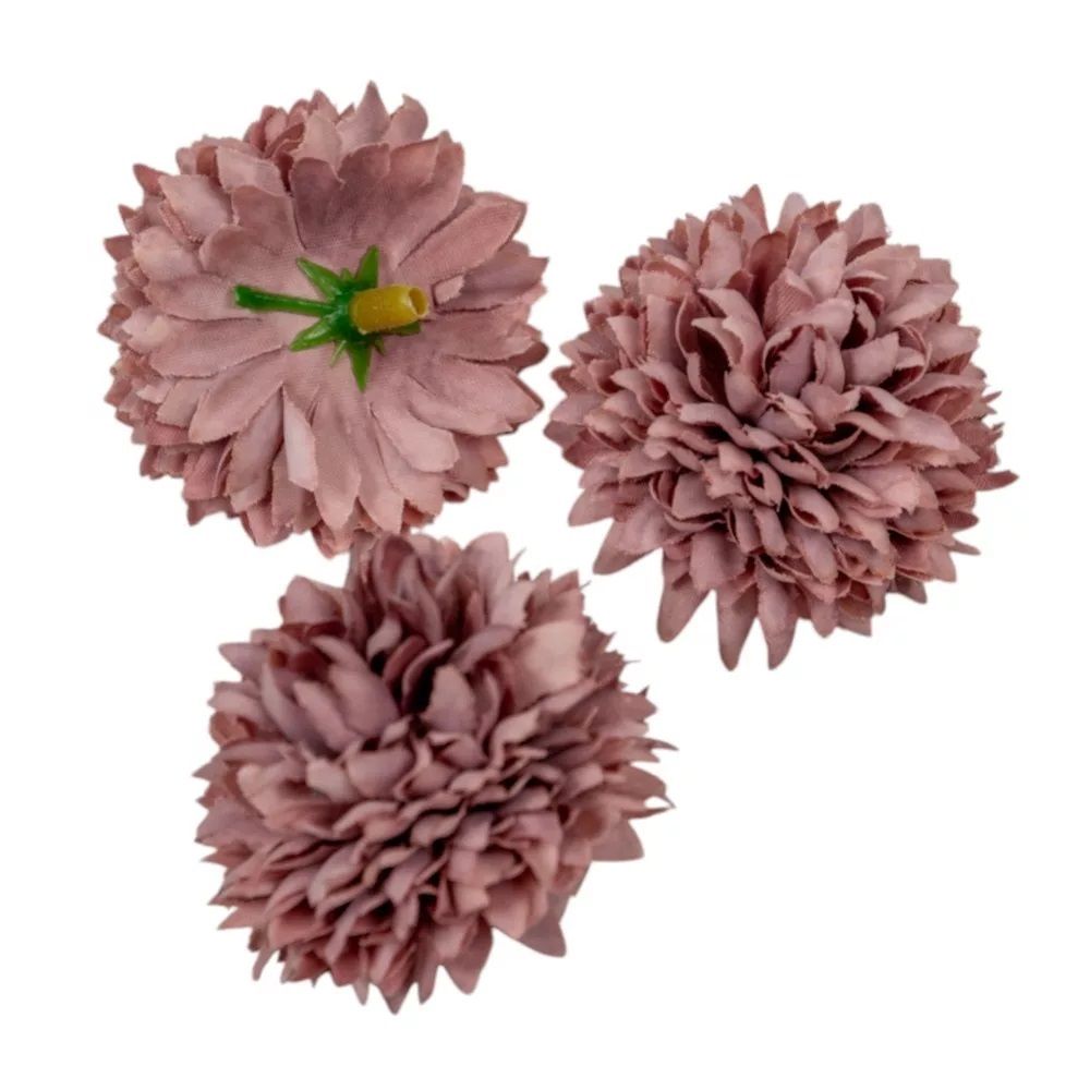 Mini krizantém virágfej D4cm - 8 színben