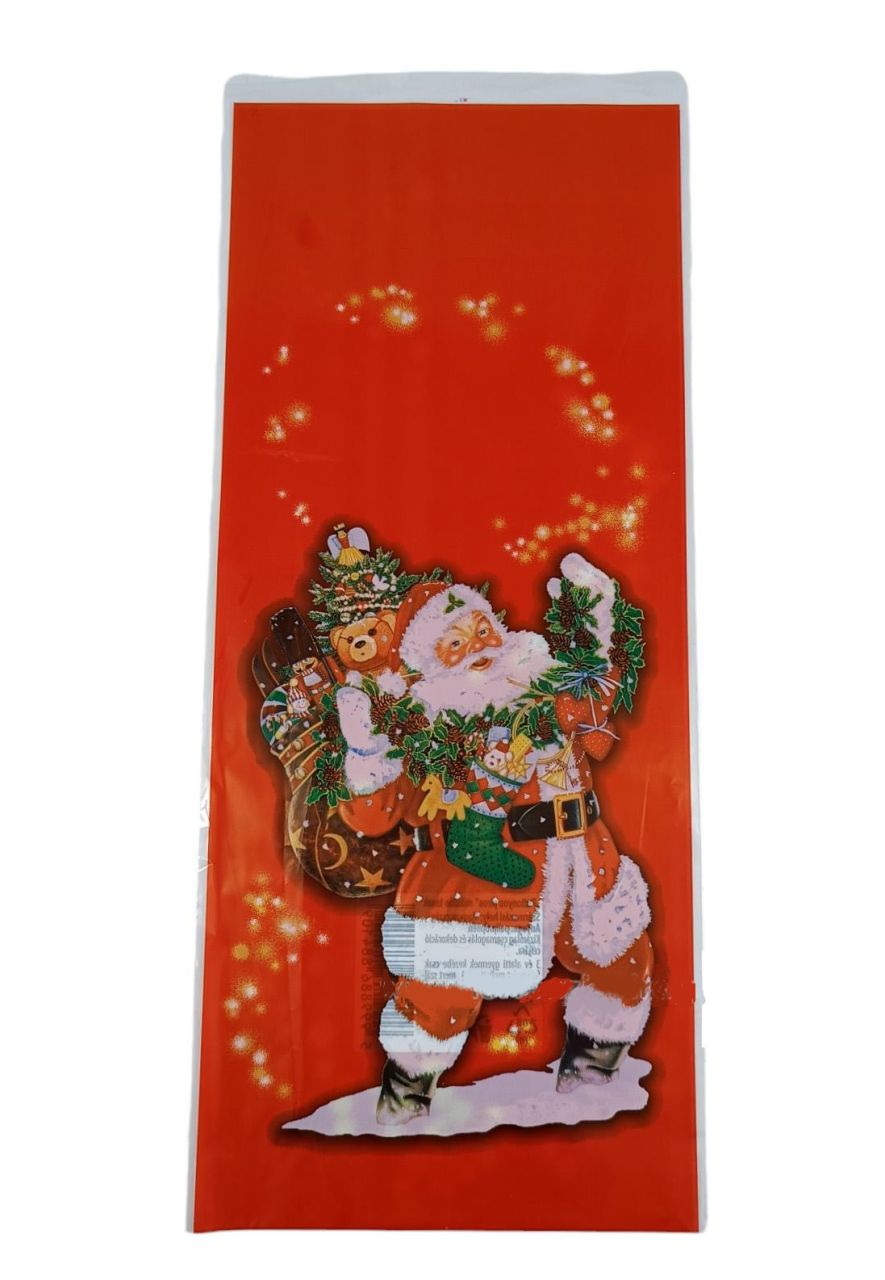 Mikulás zacskó 35x15cm 100db/csomag - 3 féle