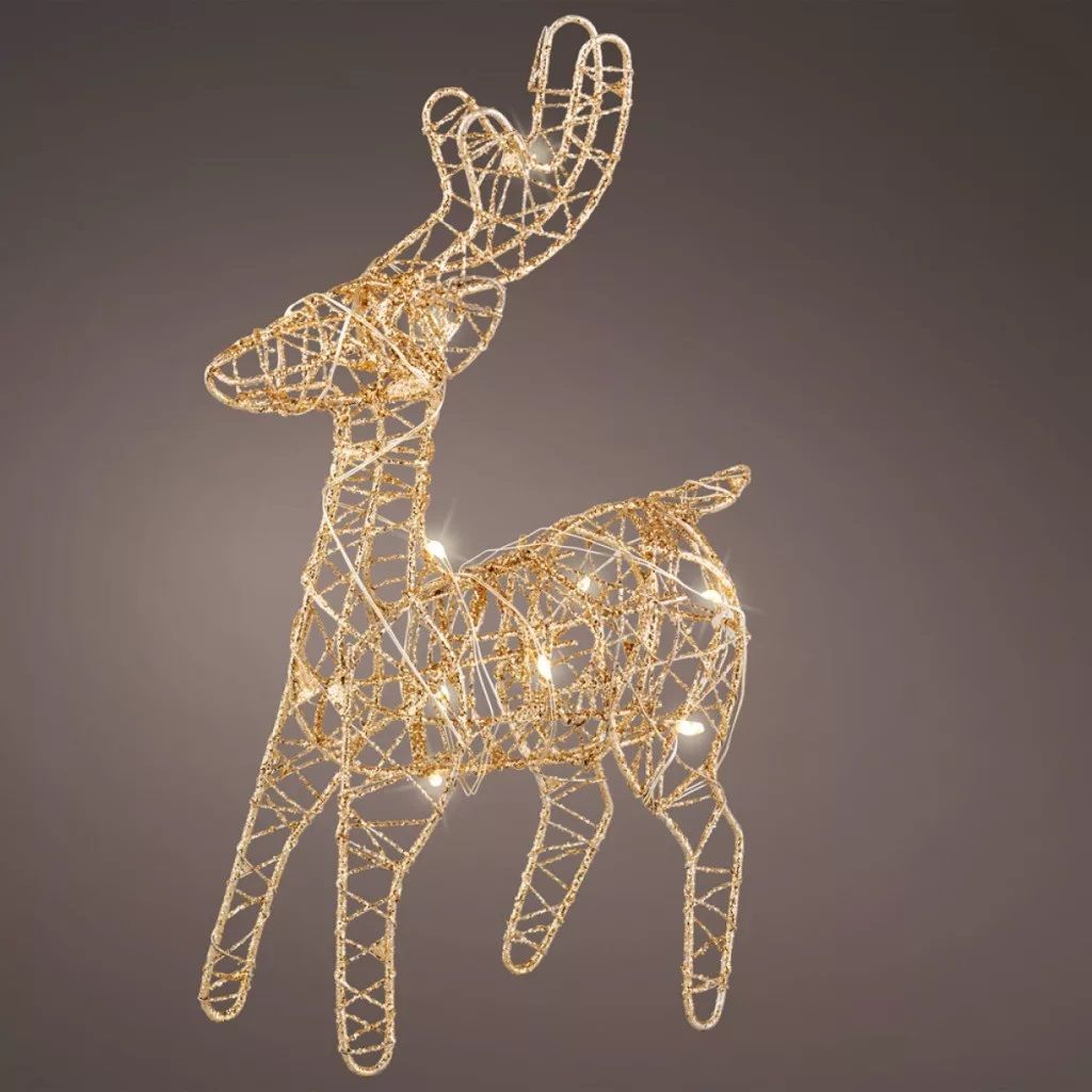 Szarvas 10 LED-es M21cm - 2 színben 