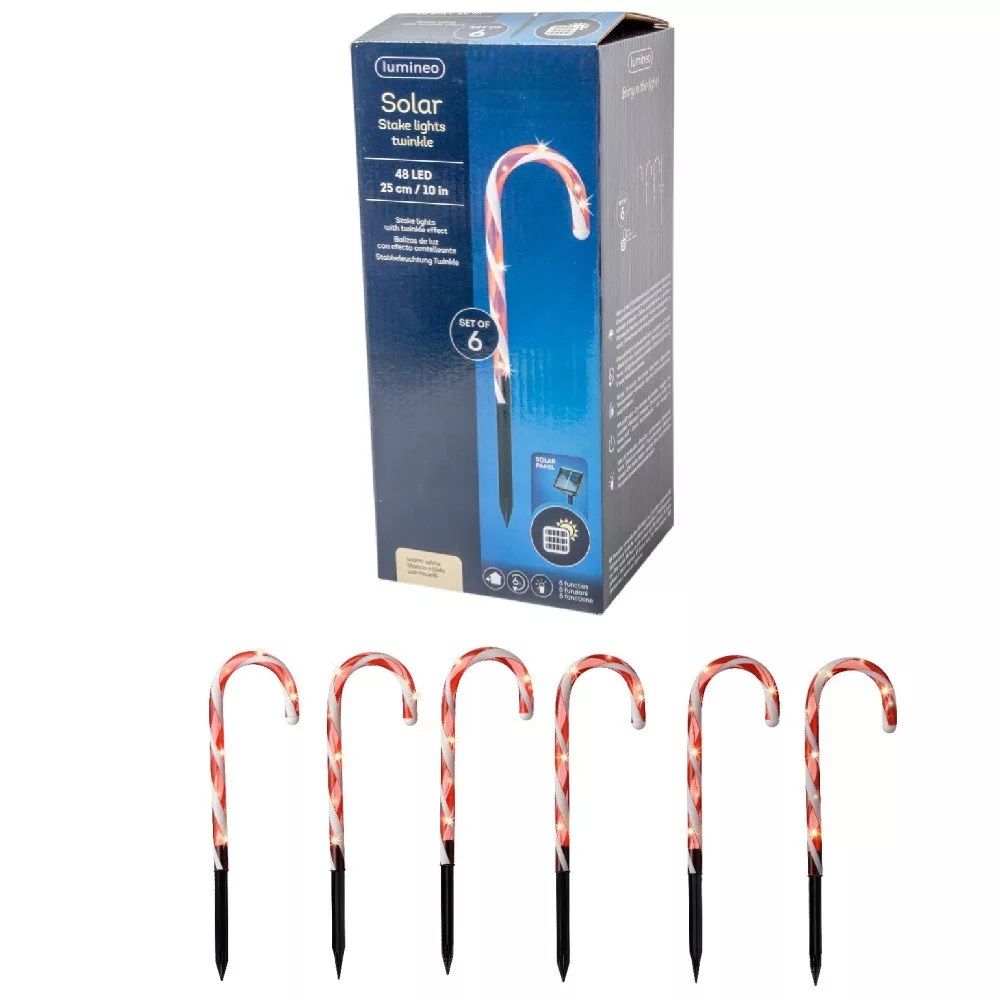 Szolár 25cm-es nyalóka füzér programos adapteres 6db-os Szolár 25cm-es nyalóka füzér programos adapteres 6db-os