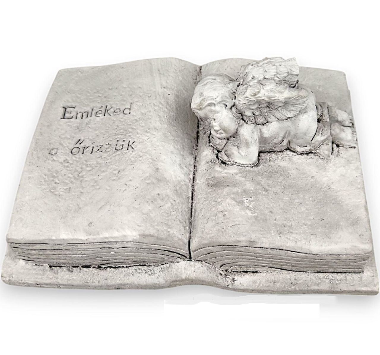 Angyal+könyv 17x12x8cm "Emléked őrizzük" Angyal+könyv 17x12x8cm "Emléked őrizzük"