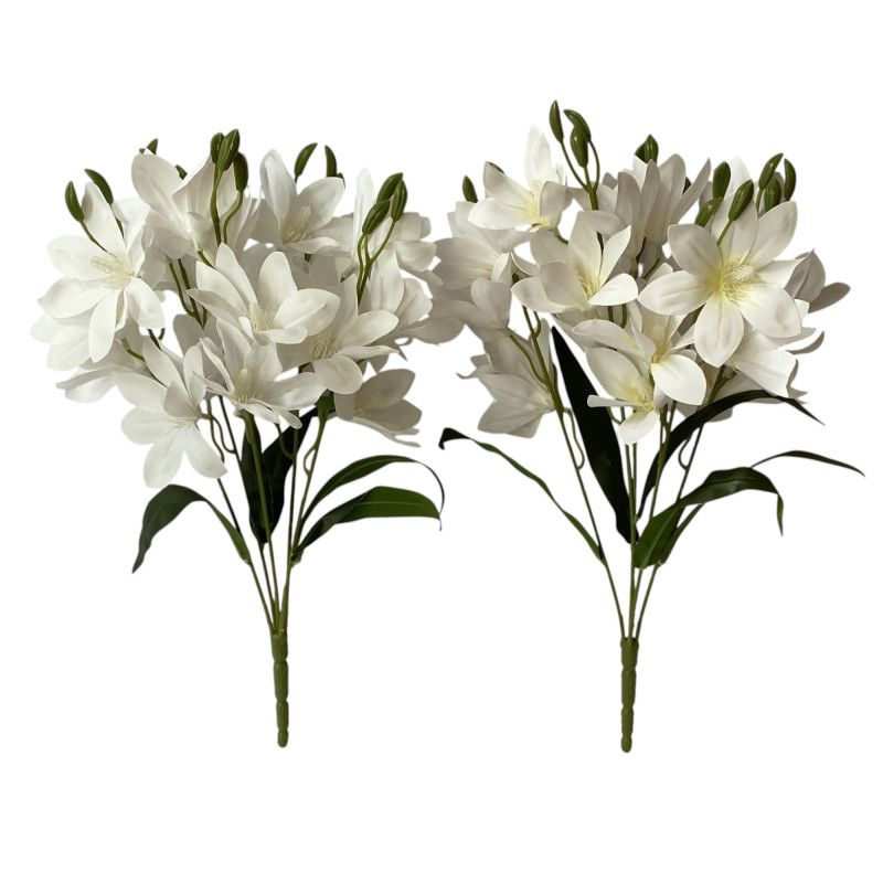 Magnólia csokor x5 49cm - 4 színben