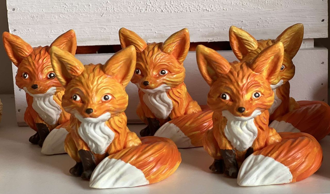 3D-s gipsz róka 3D-s gipsz róka