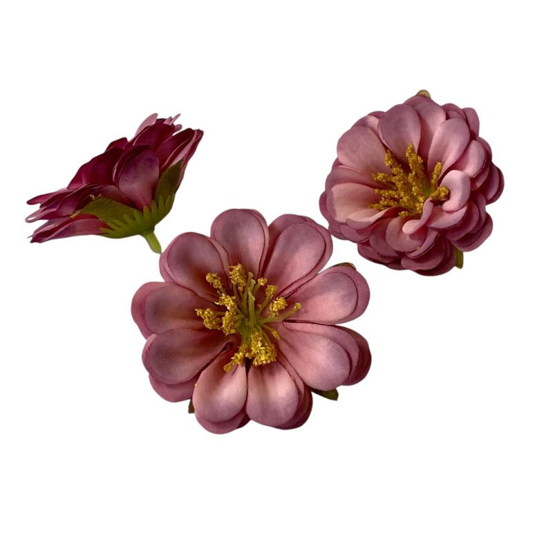 Cínea fej 7cm 12db/csomag - 5 színben Cínea fej 7cm 12db/csomag - 5 színben