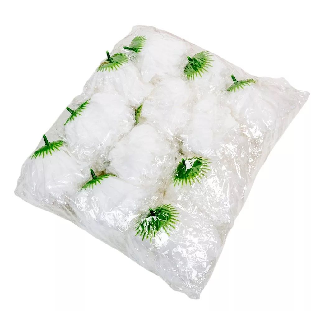 Krizantém virágfej krém D14cm 12db/csomag - 2 színben