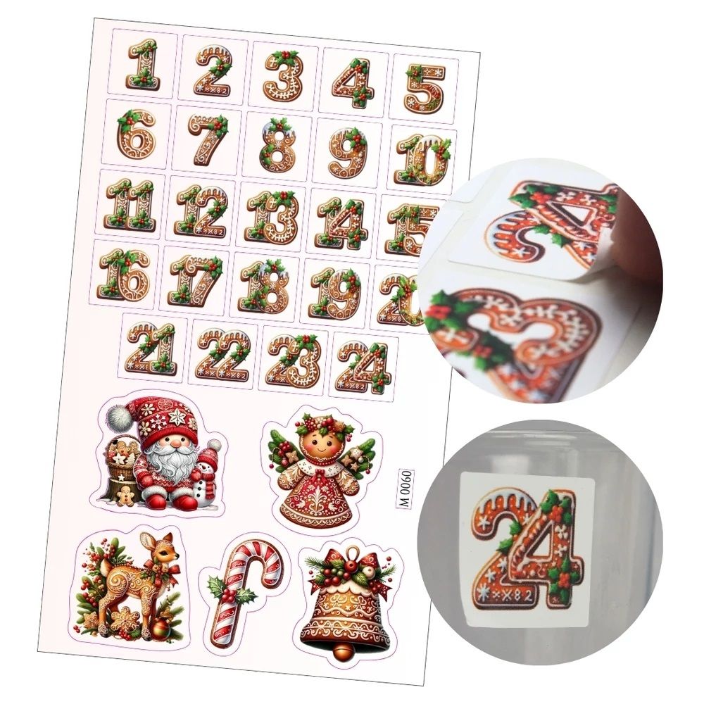 Matrica - Mézi adventi készülődés 29/lap - 2 színben