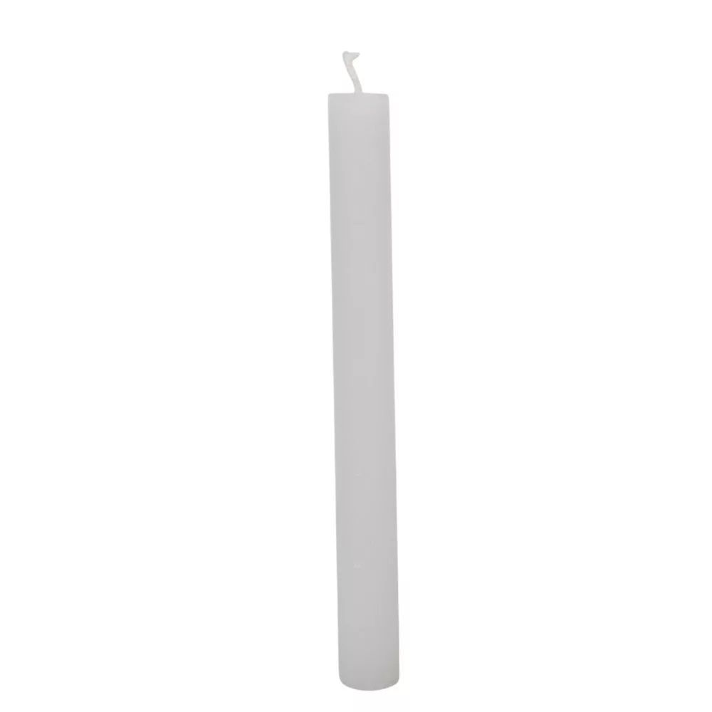 Rusztikus szálas gyertya 20cm - 3 színben