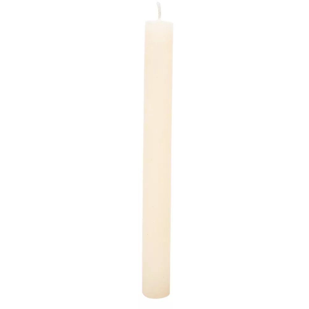 Rusztikus szálas gyertya 20cm - 3 színben