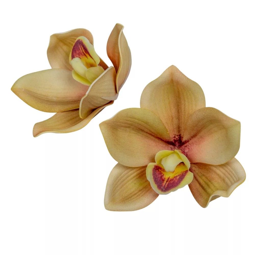 Orchidea virágfej polifoam D10cm 24db/csomag- Több féle