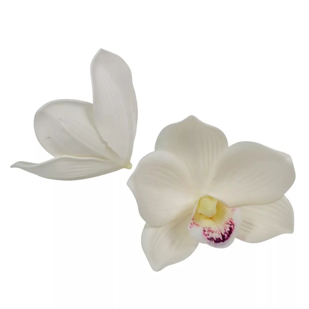 Orchidea virágfej polifoam D10cm 24db/csomag- Több féle