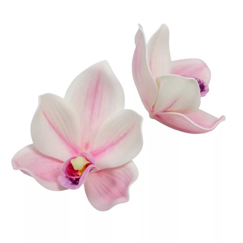 Orchidea virágfej polifoam D10cm 24db/csomag- Több féle
