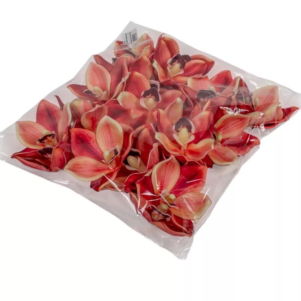 Orchidea virágfej polifoam D10cm 24db/csomag- Több féle