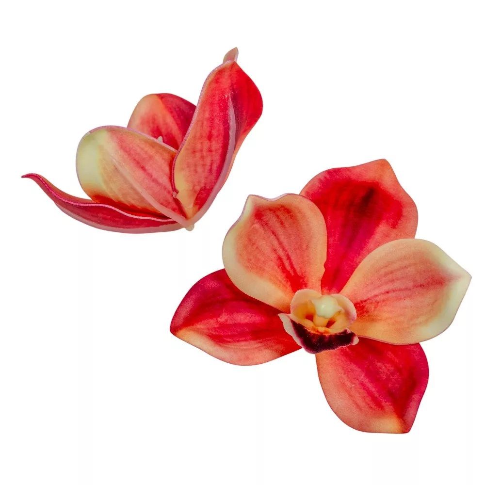 Orchidea virágfej polifoam D10cm 24db/csomag- Több féle